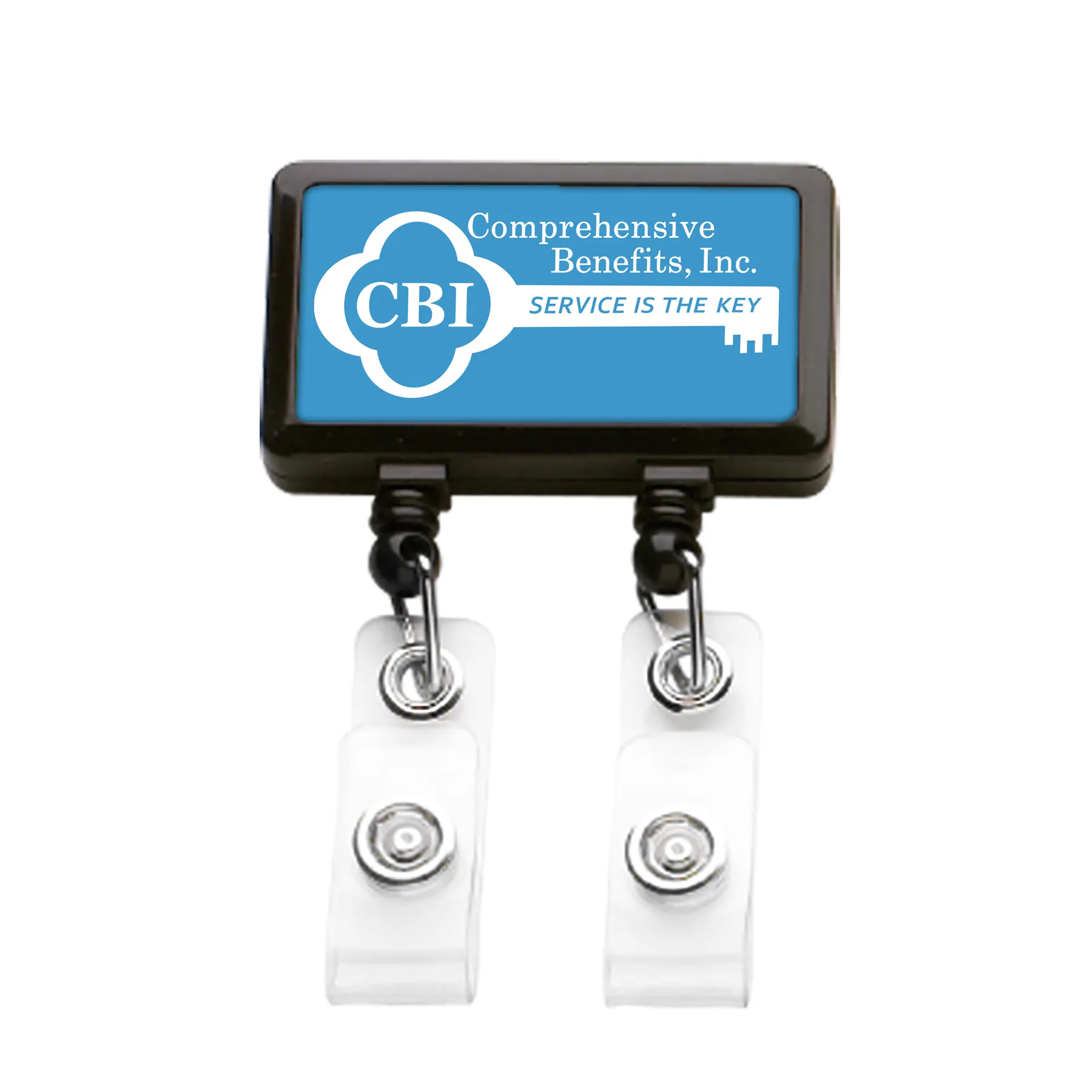 Jumbo Dual Strap Retractable Badge Reel view 4