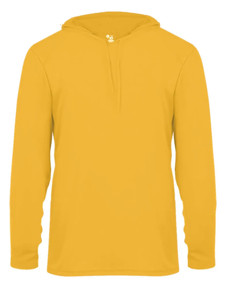 Badger Sport Unisex B-Core Long-Sleeve Performance Hooded T-Shirt view 6
