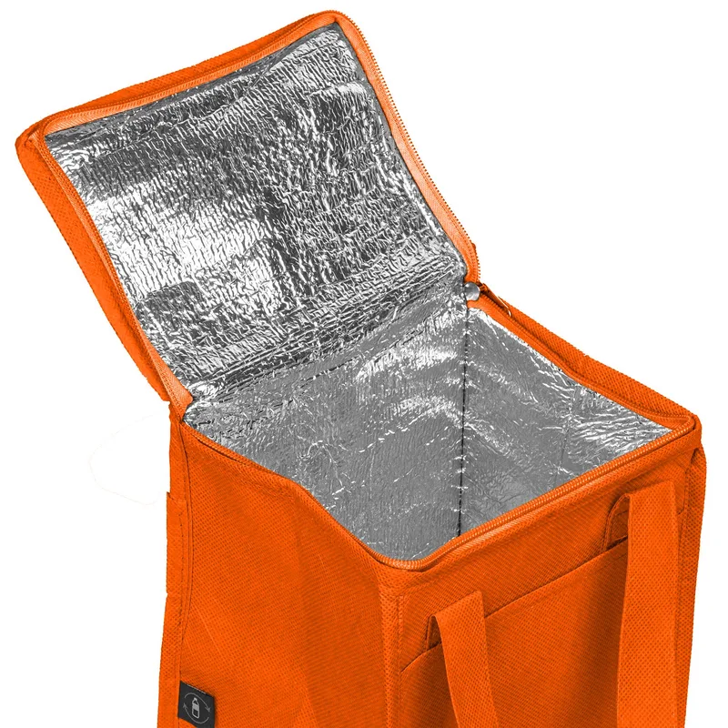 Orange Blank Top View Open