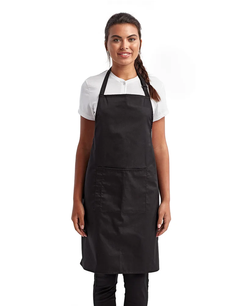 Artisan Collection by Reprime® Unisex 'Colors' Recycled Bib Apron w/Pocket