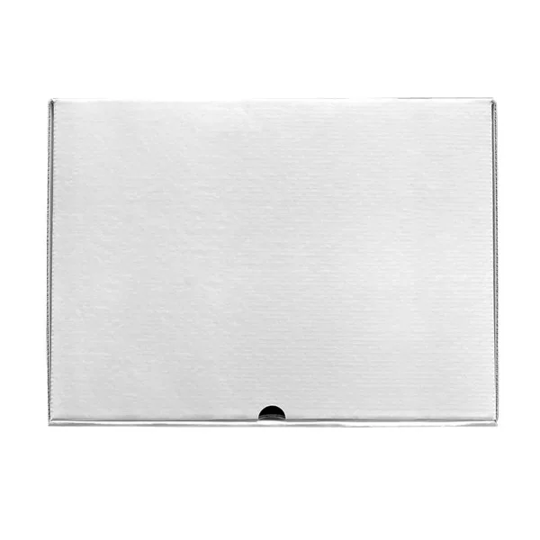 14" x 10" x 4" Custom White Corrugate Gift Box and 4" x 6" Card view 3