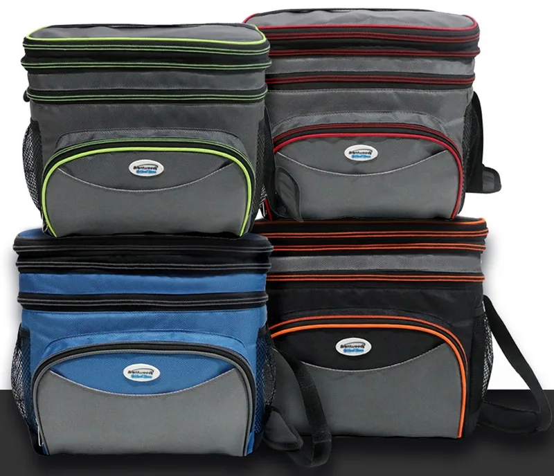 6 Can Cooler Bag w/Hard Plastic Liner
