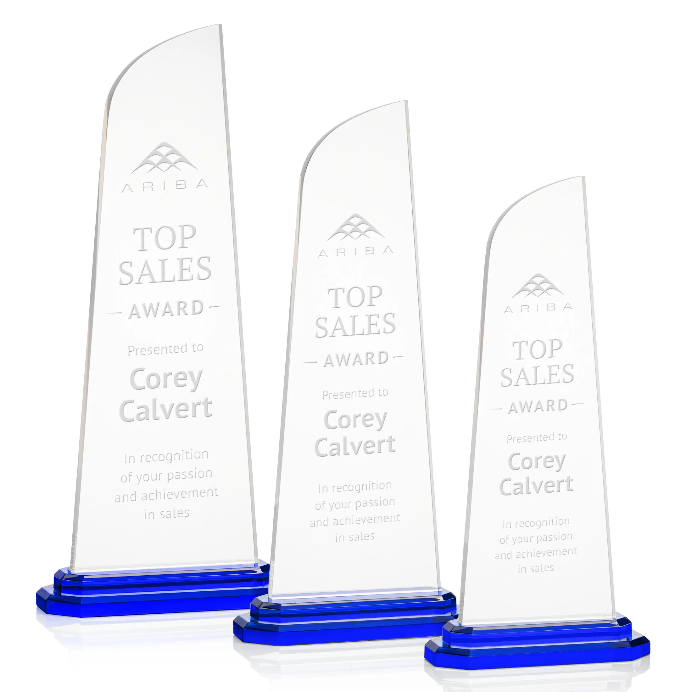 Laser Engraving, Blue