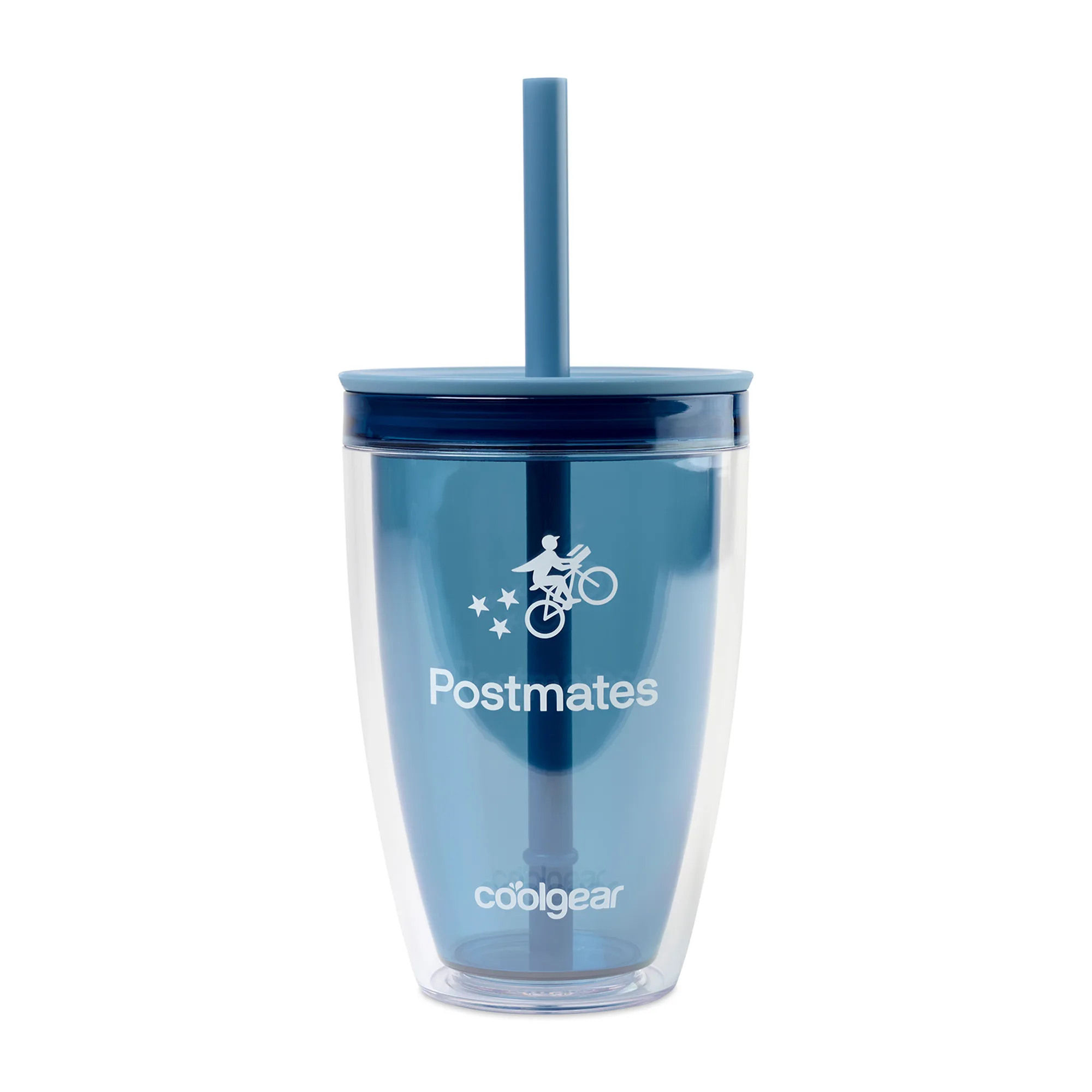 Cool Gear® Oasis Straw Bottle - 14 Oz. - Elemental Blue
