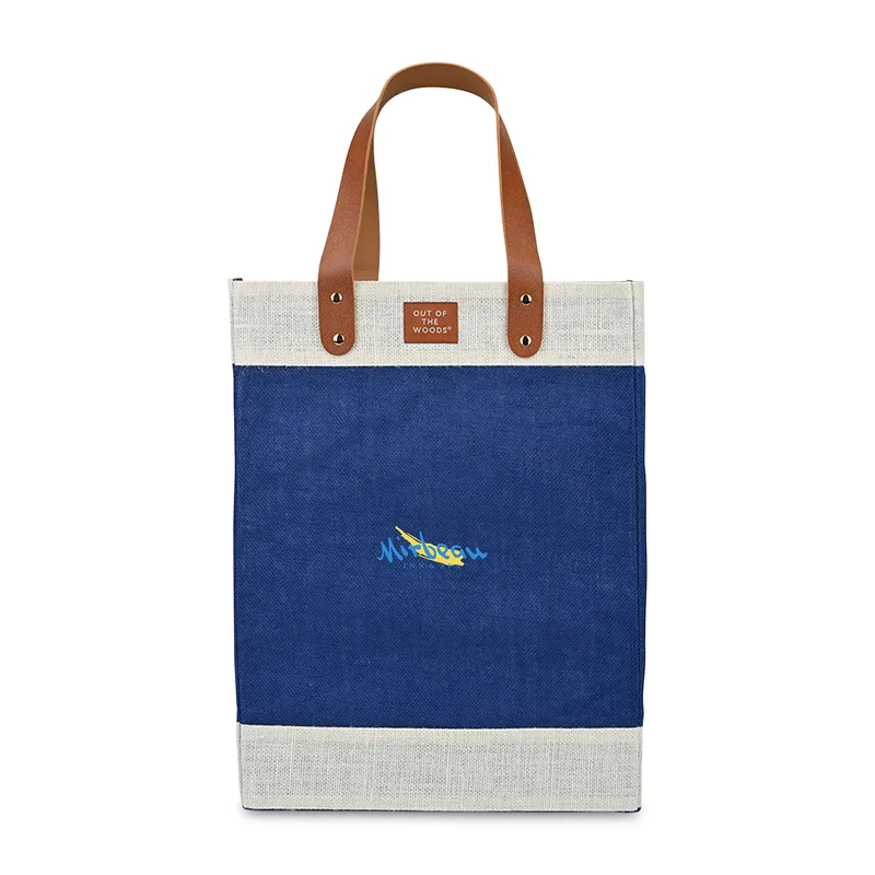 Out of the Woods® Jute Tall Tote - Navy Blue