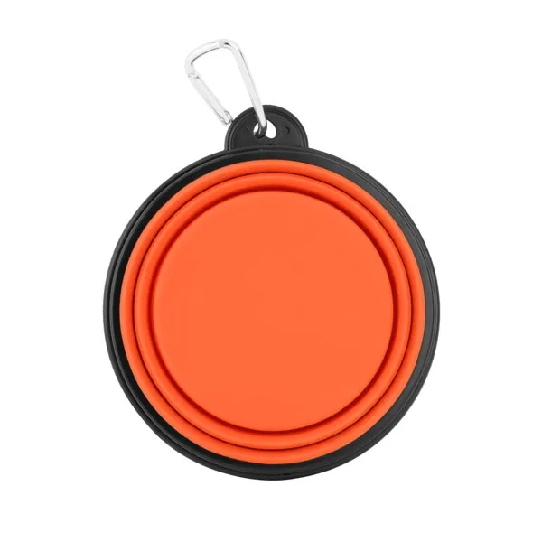 Collapsible Silicone Pet Bowl w/Carabiner view 3