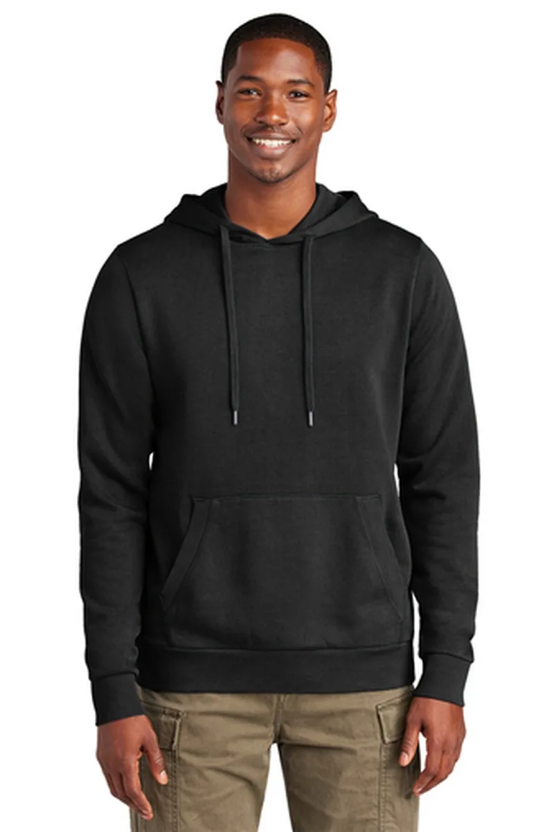 District Wash™ Fleece Hoodie — Black