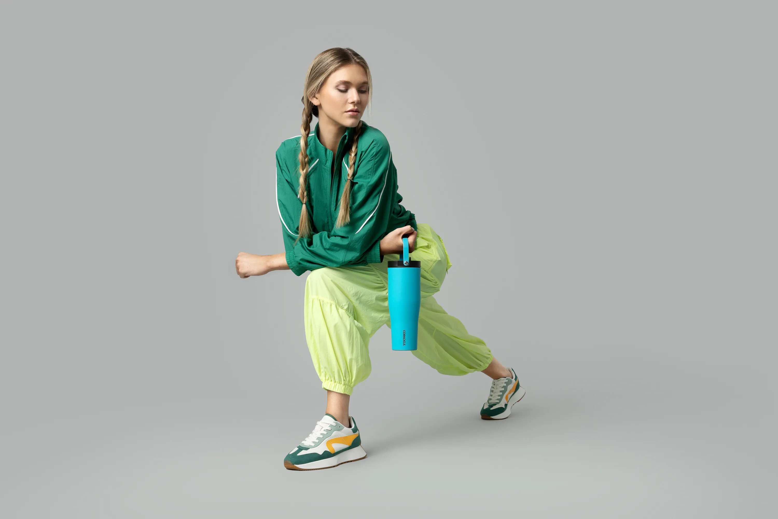 Corkcicle 30oz Go Cup XL - Capri Blue view 3