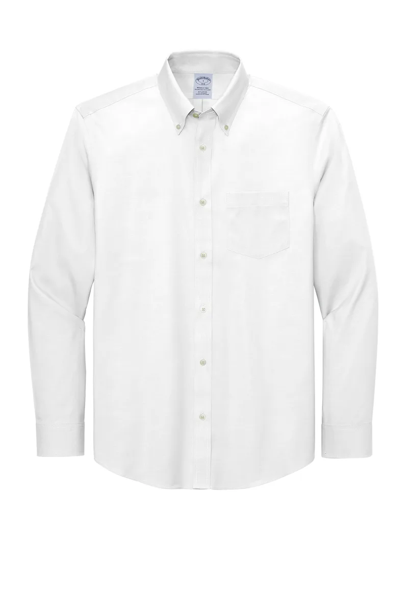 Brooks Brothers® Wrinkle-Free Stretch Pinpoint Shirt view 3