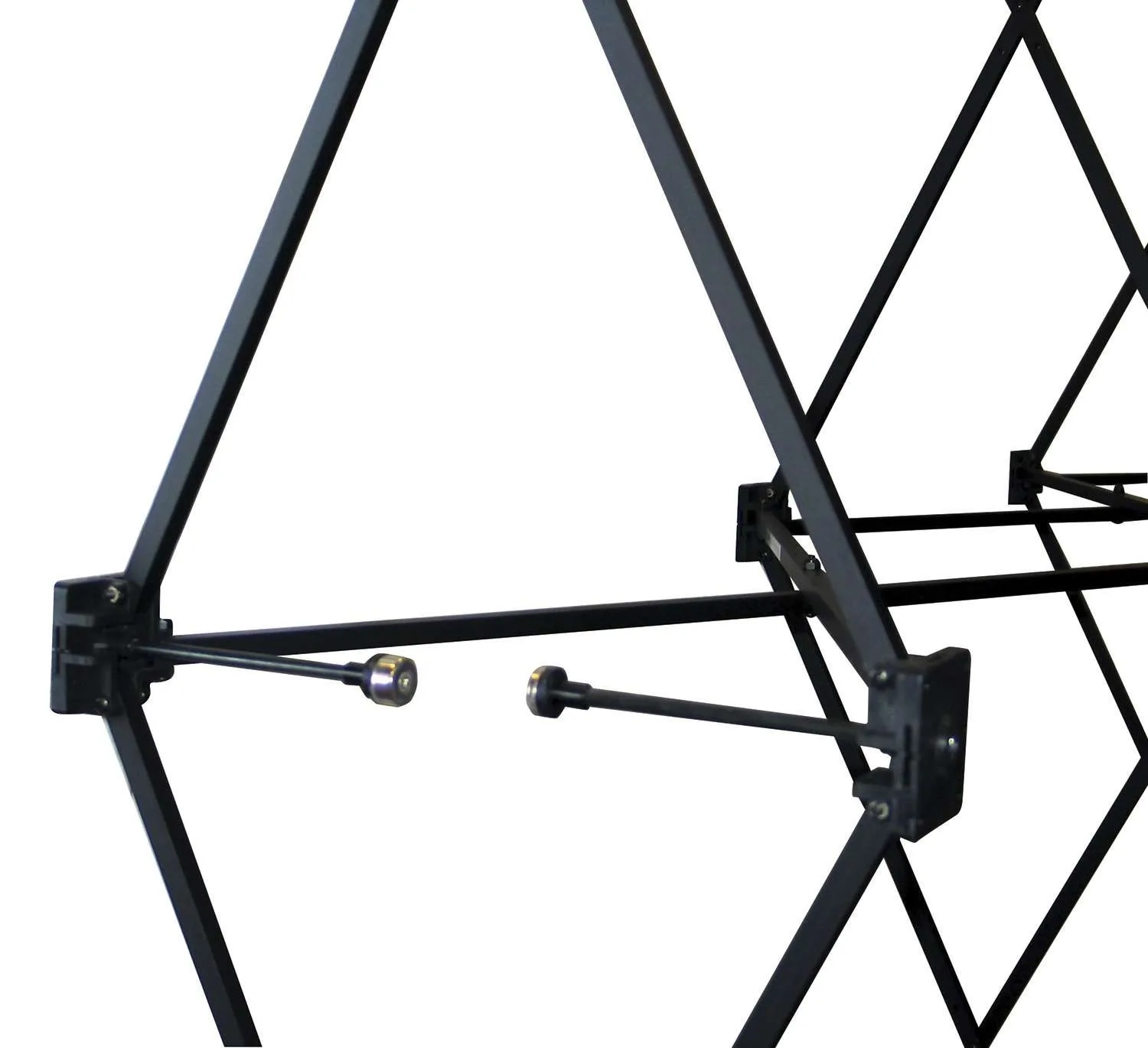 8' Curved ARISE Floor Display Hardware view 2