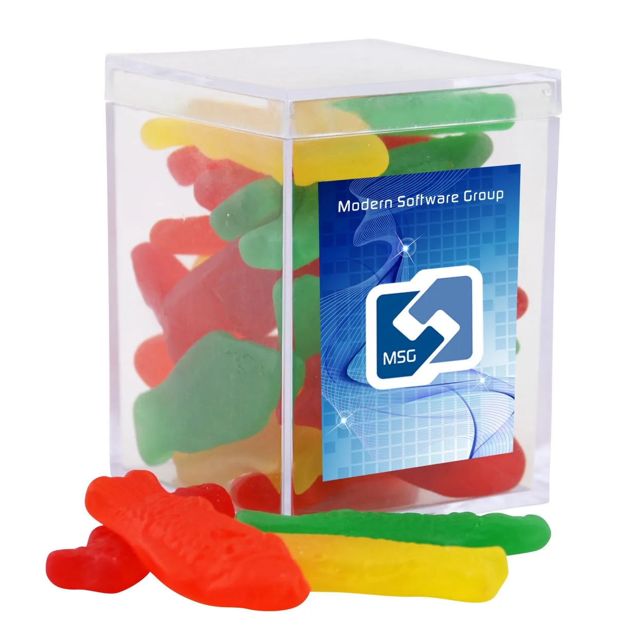 Acrylic Box w/Swedish Fish