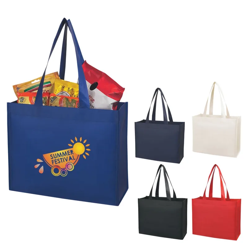 Matte Laminated Non-woven Shopper Tote Bag view 2