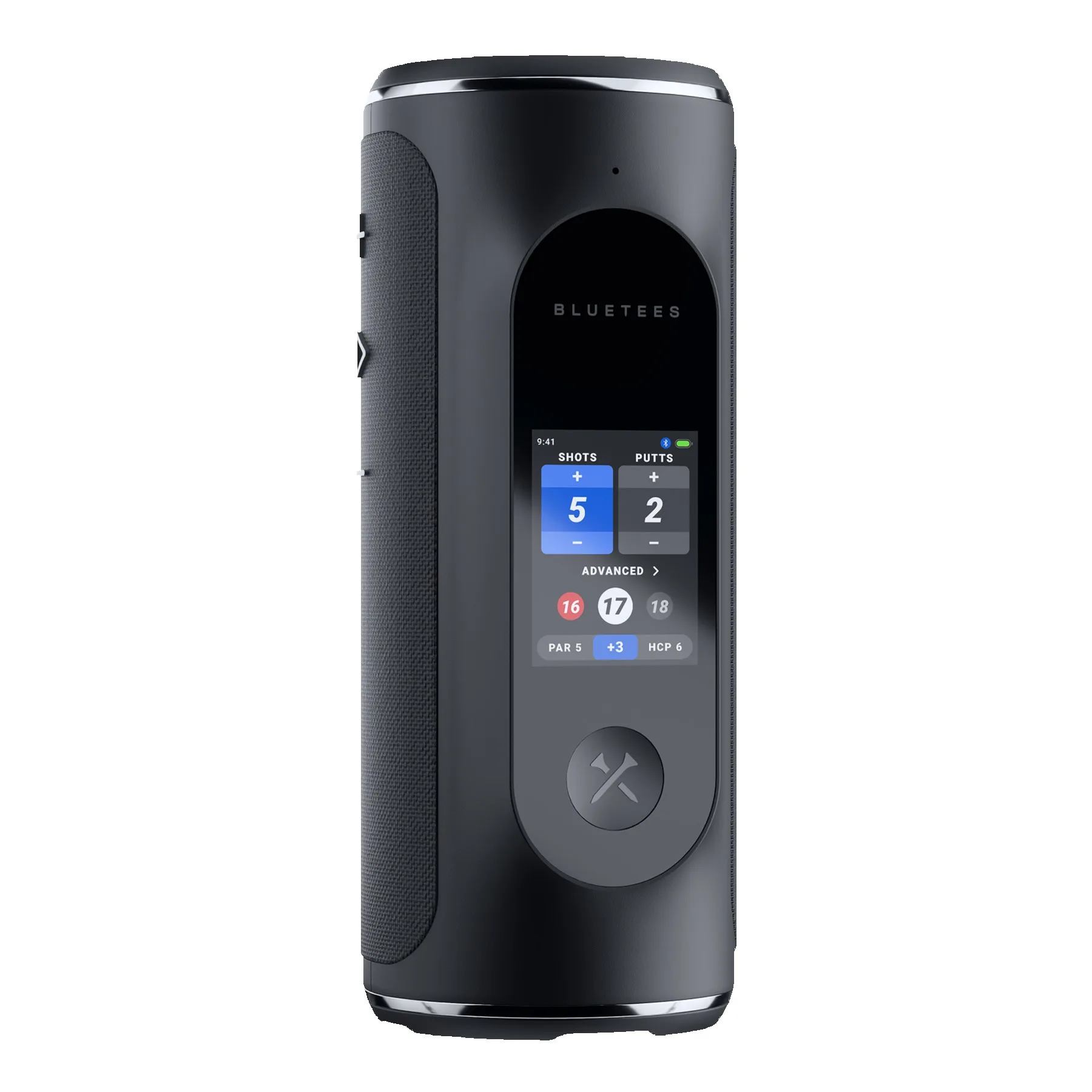 Blue Tees Golf Player PRO GPS Speaker - Black