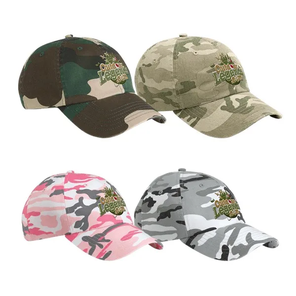 Valucap VC300A Camo Bio-Washed Unstructured Cap view 2