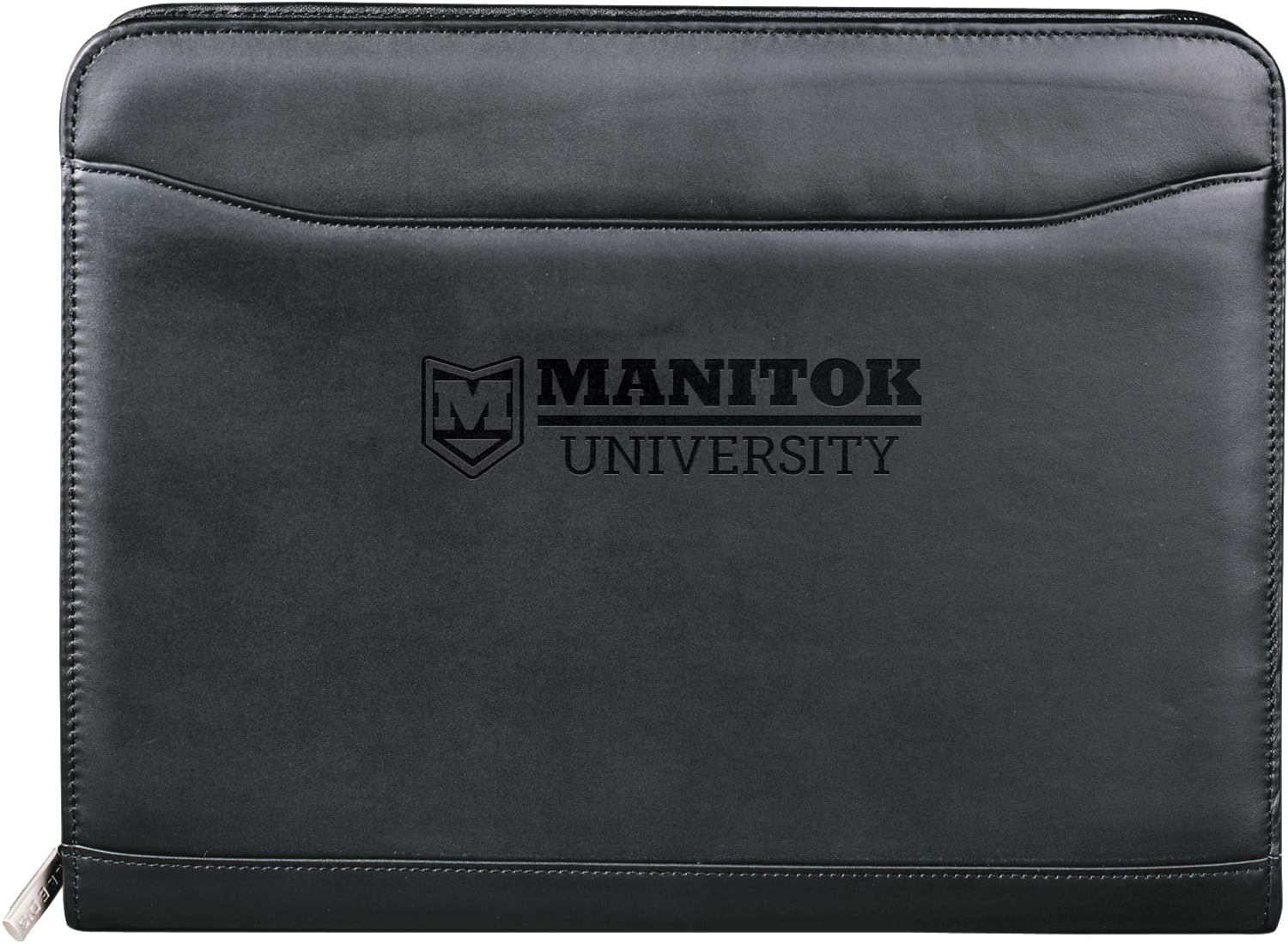 Millennium Leather Zippered Padfolio with FSC® Mix Paper