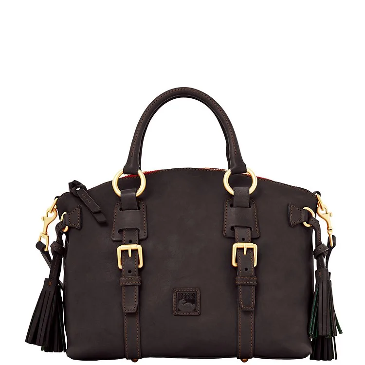 Dooney & Bourke Black Florentine Bristol Satchel