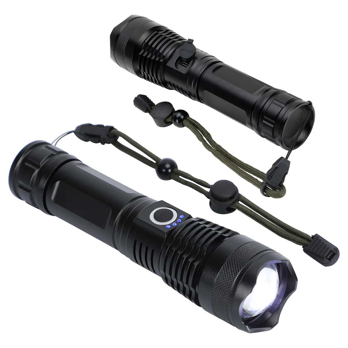 Best Buddy Tools ® Zoom Rechargeable Aluminum Telescopic-Focus LED Flas view 2