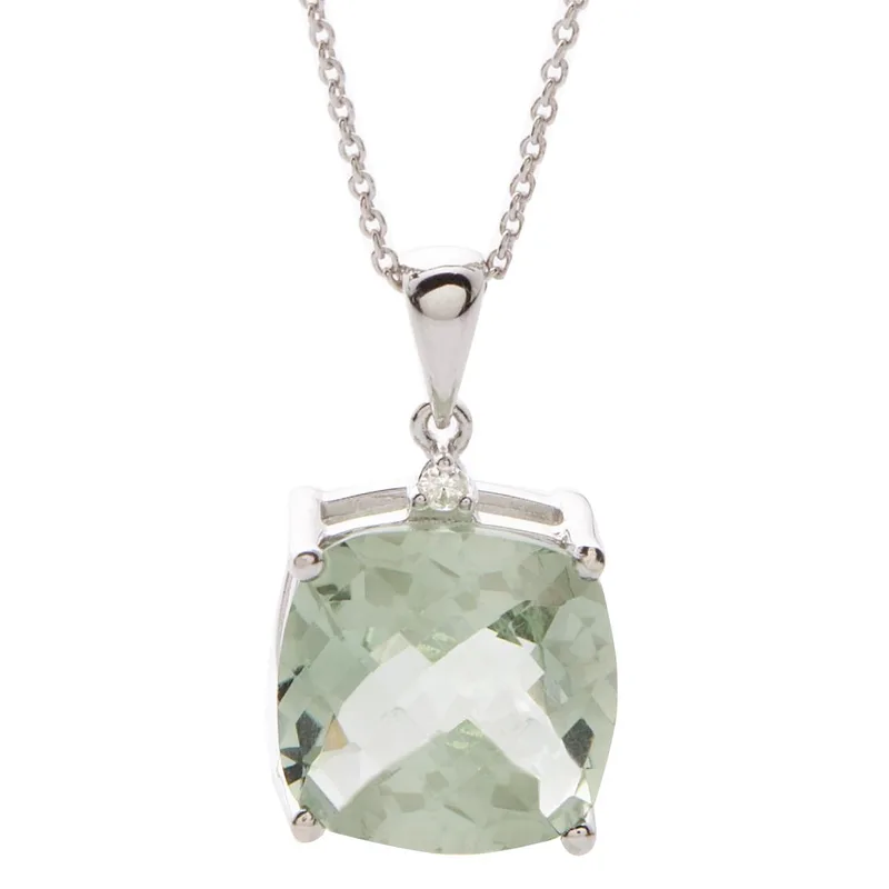 Jilco Inc Green Amethyst Necklace