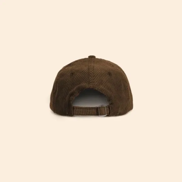 6-Panel Hat - Curved Brim - Unstructured - Corduroy view 2