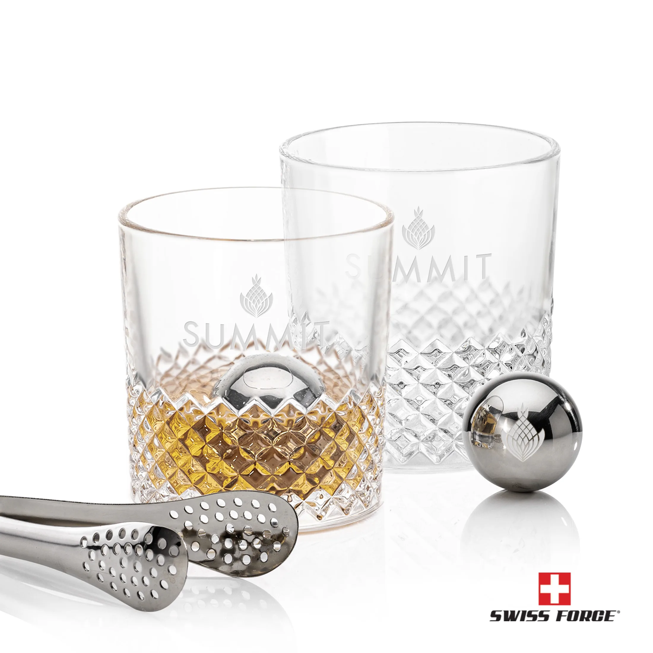 Whiskey Ball Set, Laser Engraving