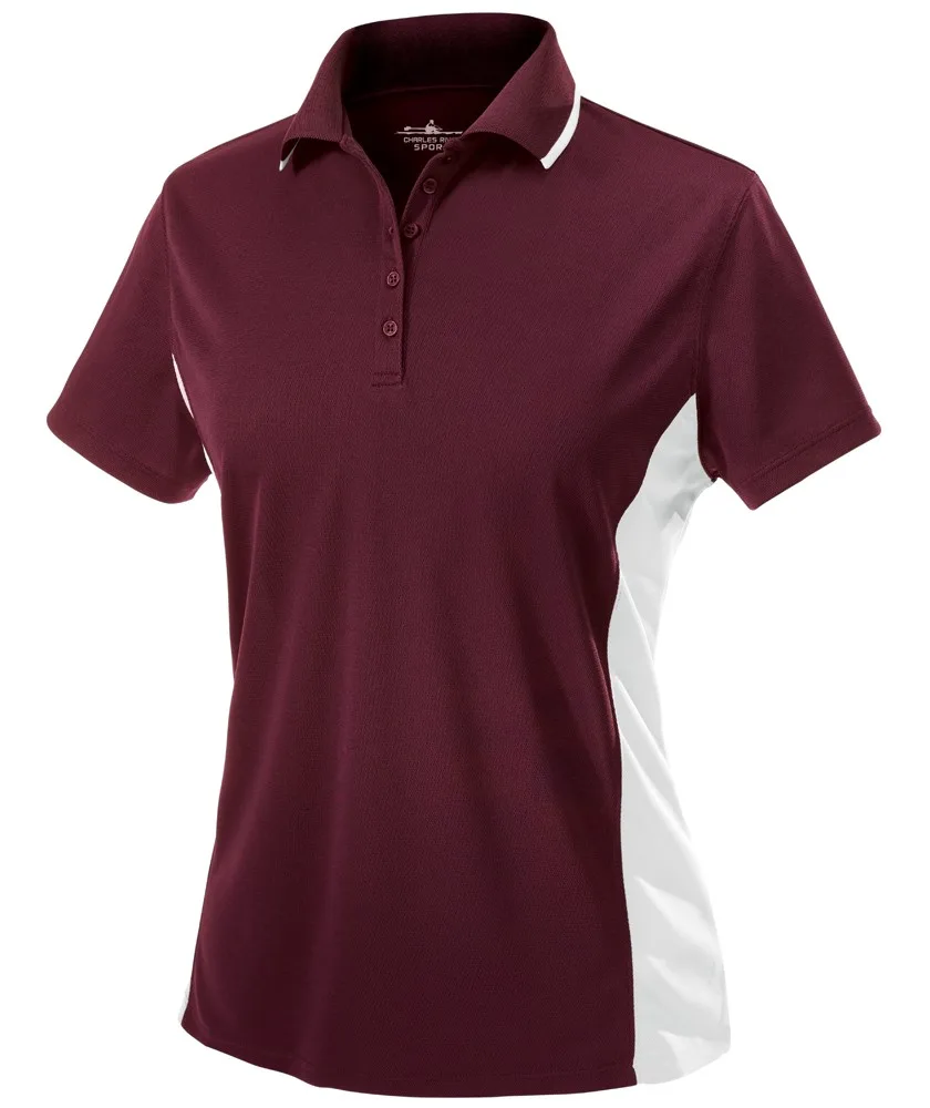 Women's Color Blocked Wicking Polo Shirt view 4