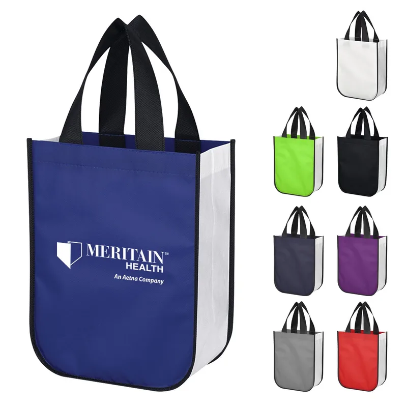 Lola Laminated Non-woven Shopper Tote Bag view 2