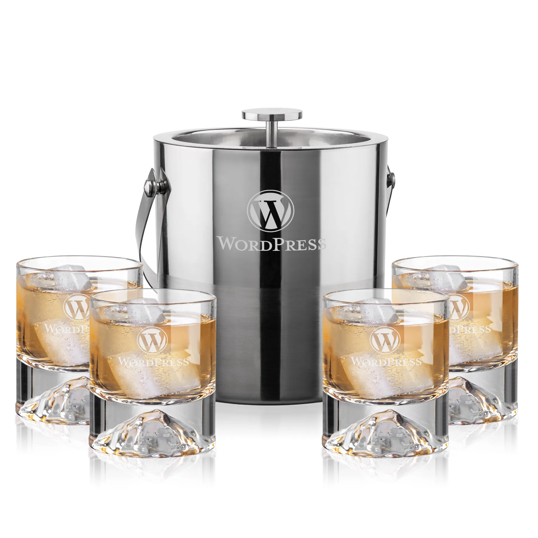 Catania Bucket Set, Laser Engraving, Set of 5