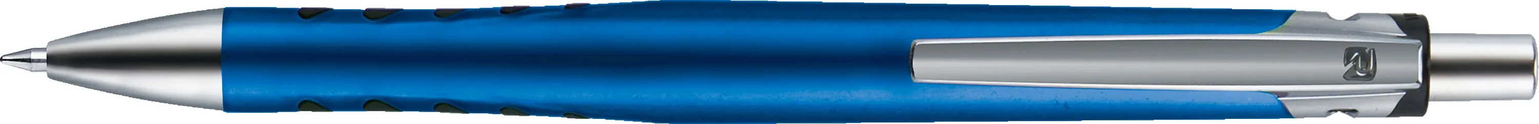 Metallic Blue/Silver/Black Blank Clip View