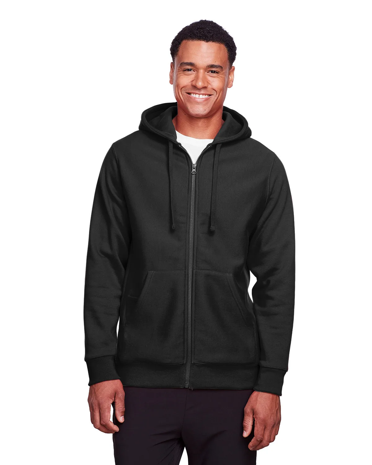Team 365 Men's Zone HydroSport™ Heavyweight Full-Zip Hooded Sweatshirt view 2