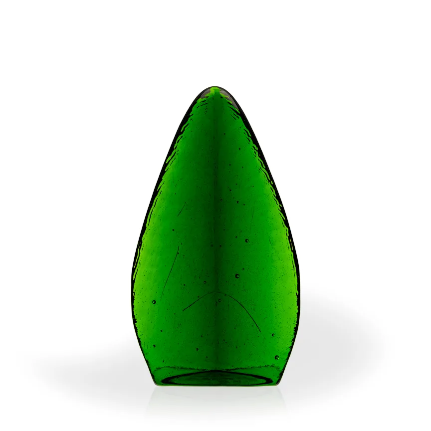 Apogee Emerald Recycled Glass Tower Award, 10.5" view 2