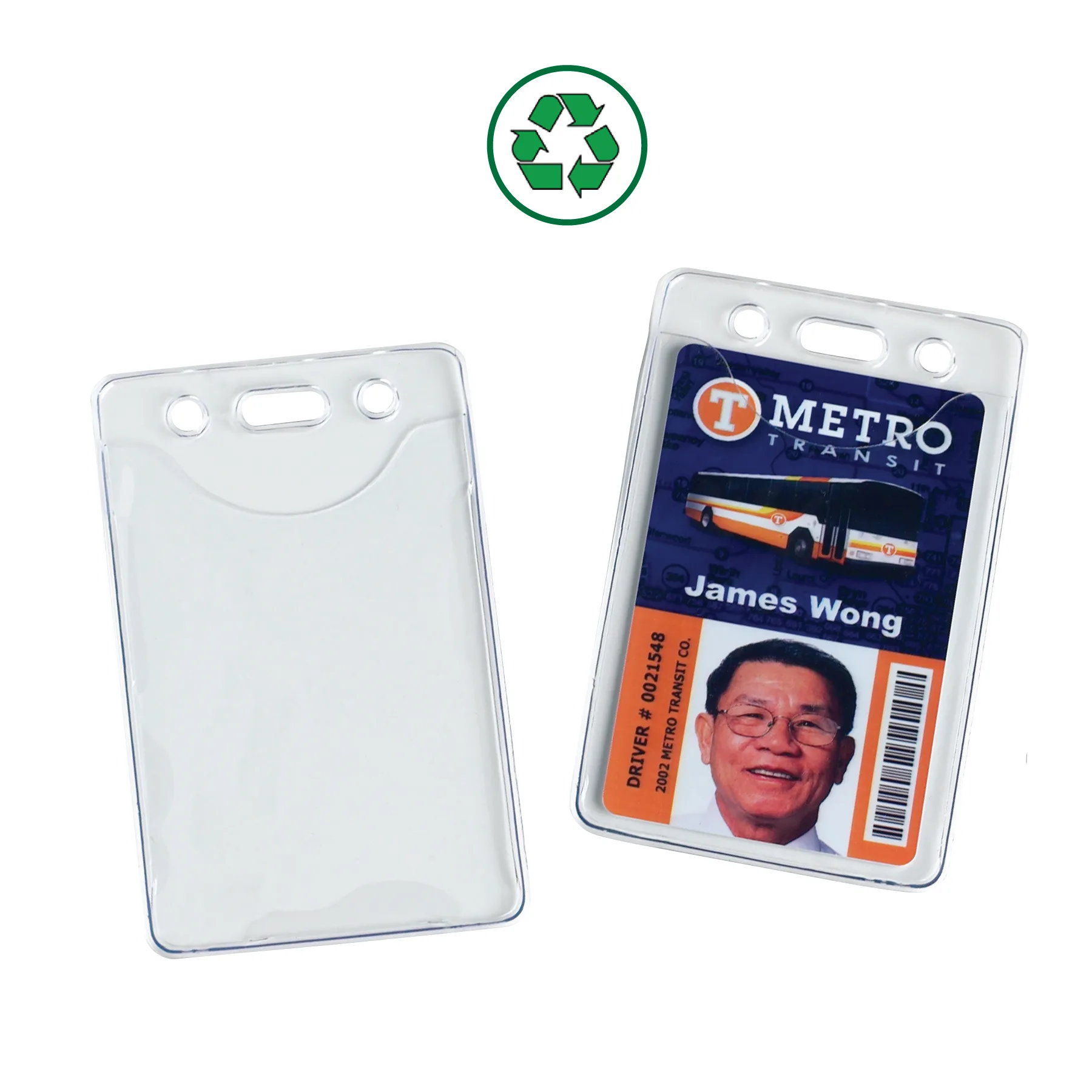 Earth Friendly Vertical Card Holder