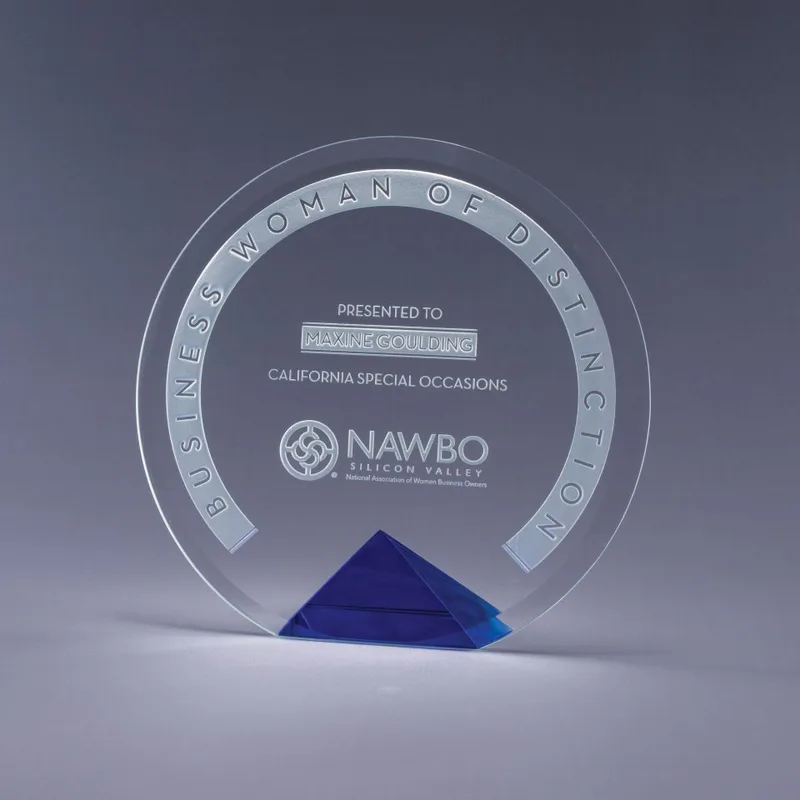 6.5" Blue Cyrk Award