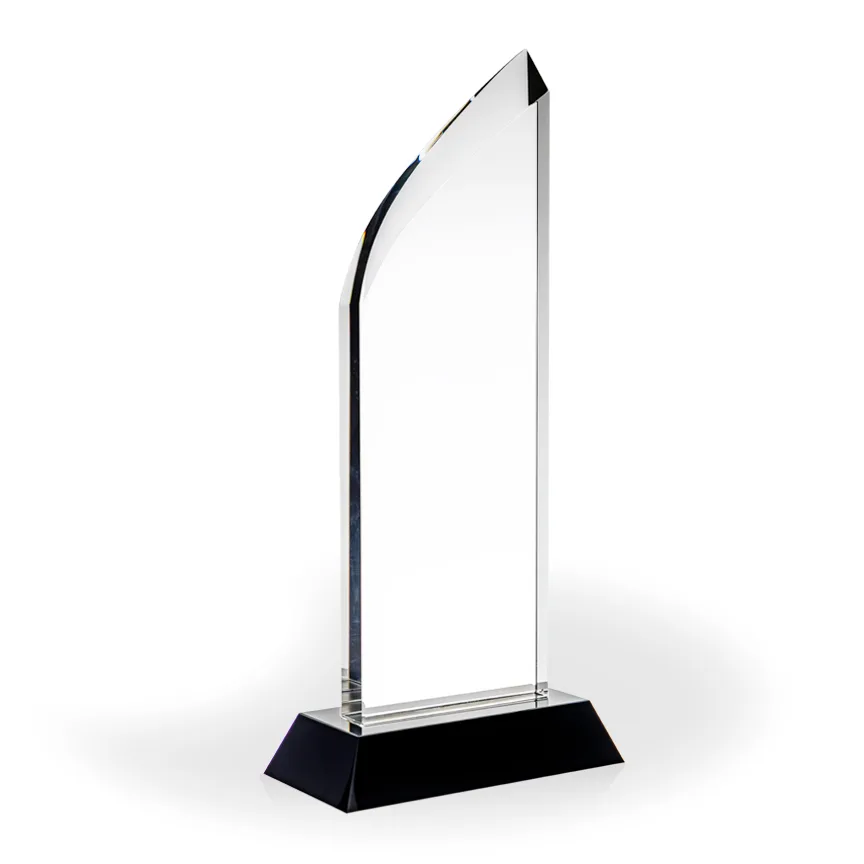 Wave Black Crystal Award view 2