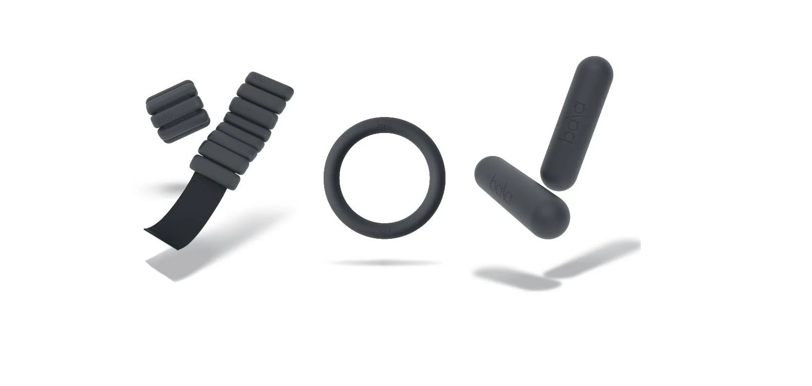 Bala Bangles The Starter Kit - Charcoal Gray