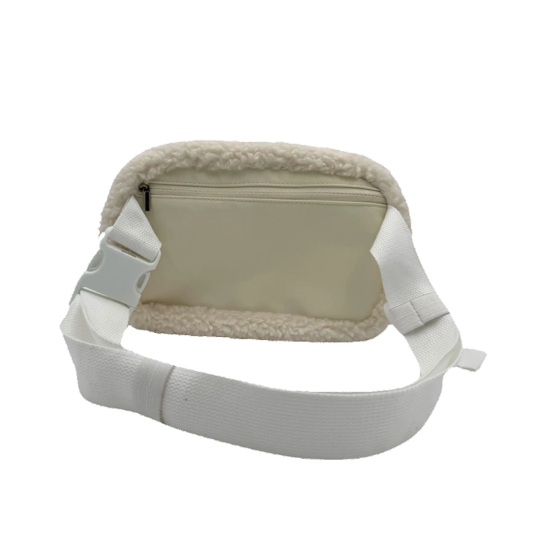 Cream Beige Blank Back View
