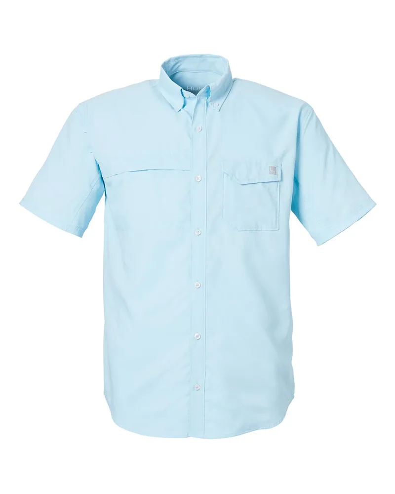 HUK® Men's Tide Point Short Sleeve Shirt view 3