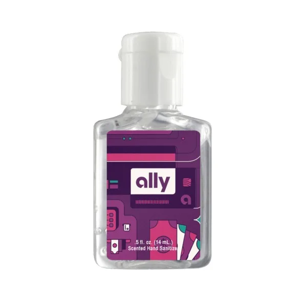 0.5 oz. Clear Sanitizer in Clear Bottle view 7