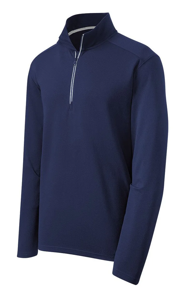 Sport-Tek® Sport-Wick® Textured 1/4-Zip Pullover. view 6