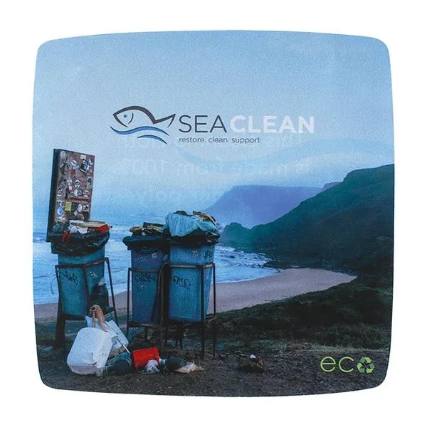 USA Made Eco rPET Microfiber Cloth - 8" X 8"