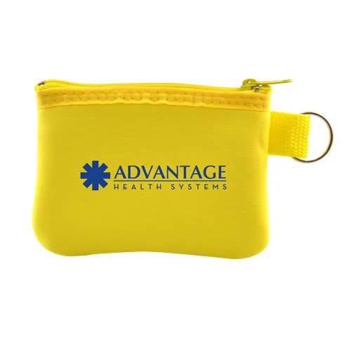 Zip Pouch w/Key Ring