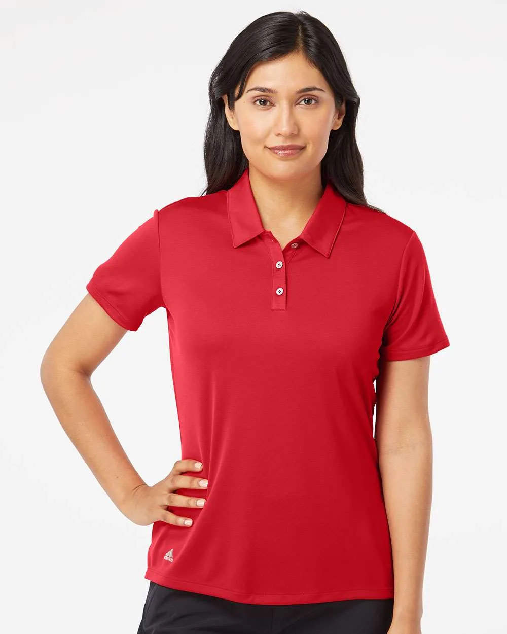 Adidas® Women's Performance Sport Polo Shirt view 5