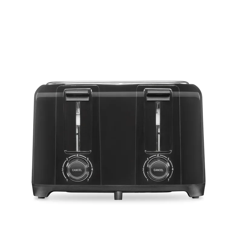 Proctor Silex Wide-Slot 4 Slice Toaster Black