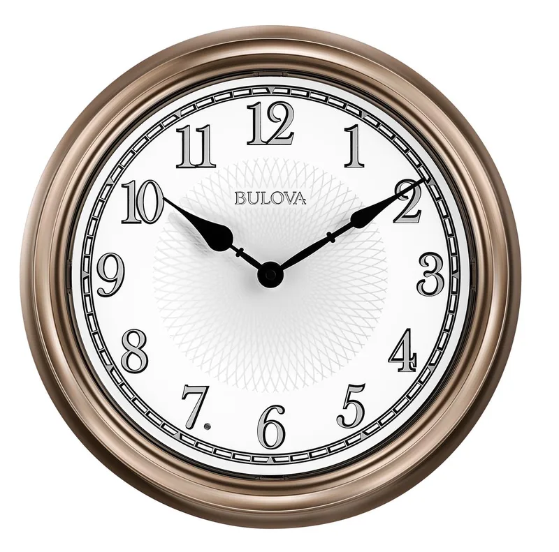 Bulova Clocks Light Time Wall Clock
