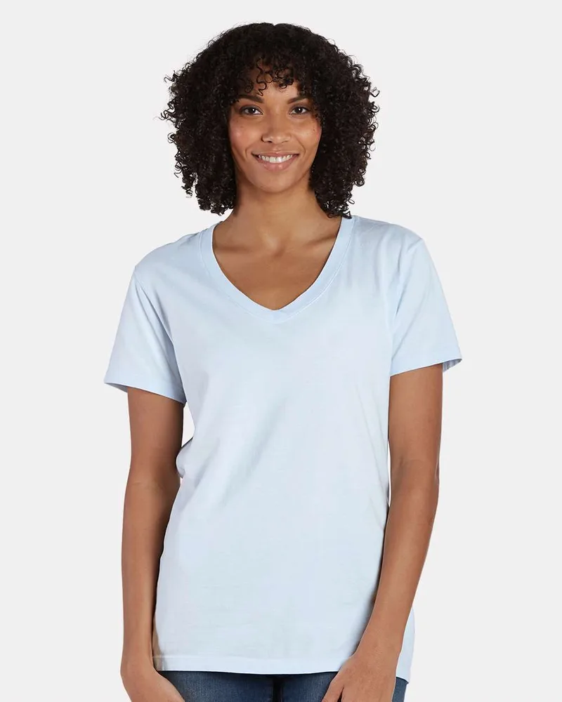 ComfortWash™ by Hanes® - Garment-Dyed Women's V-Neck T-Shirt