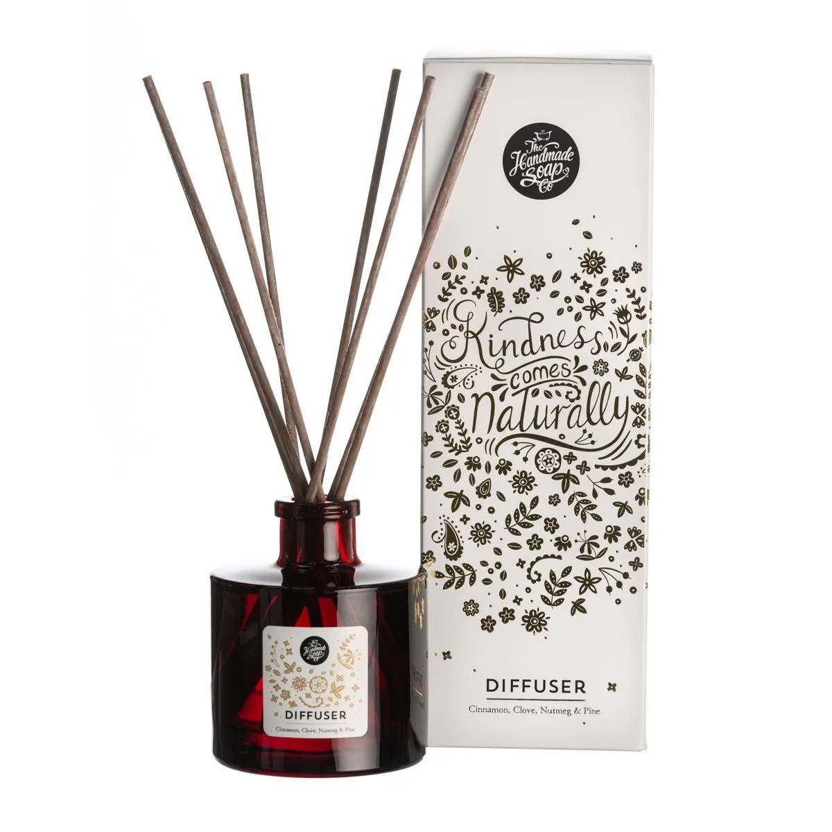 The Handmade Soap Co Reed Diffuser - Cinamon Clove Nutmeg And Pine