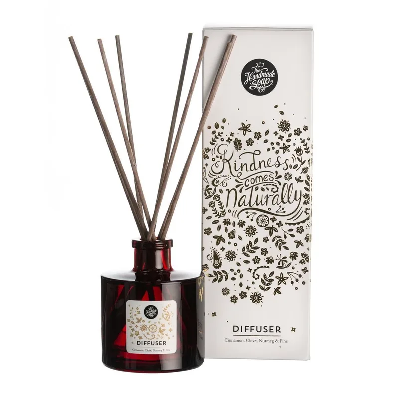 The Handmade Soap Co Reed Diffuser - Cinamon Clove Nutmeg And Pine