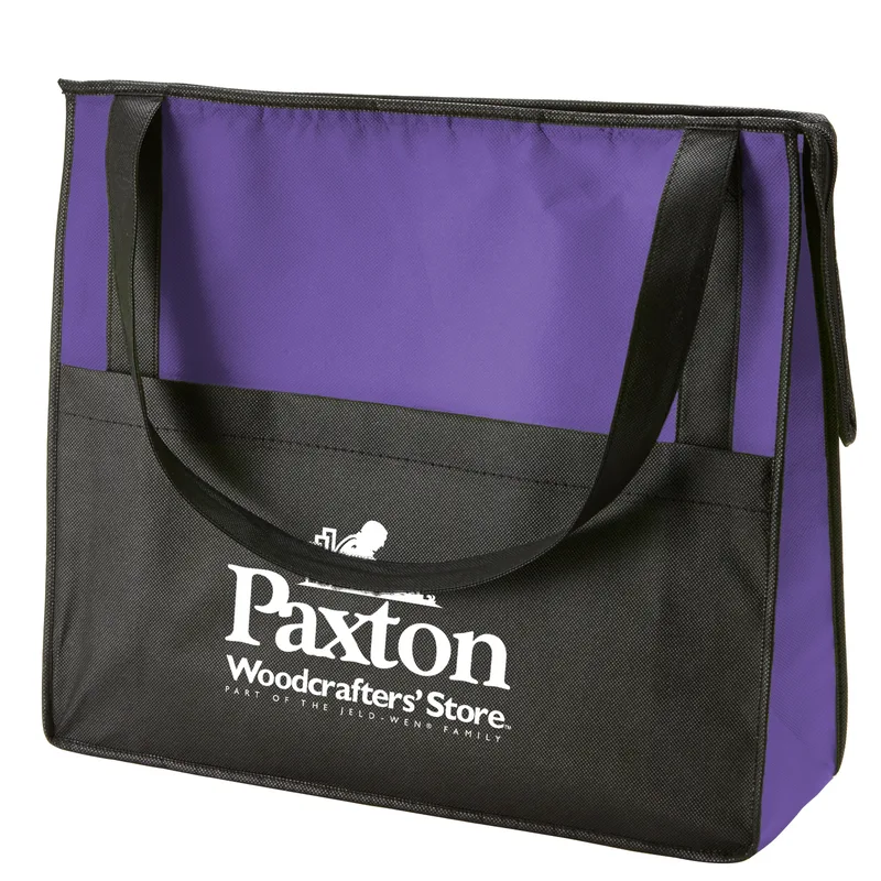 Prescott Non-Woven Zipper Tote Bag view 5