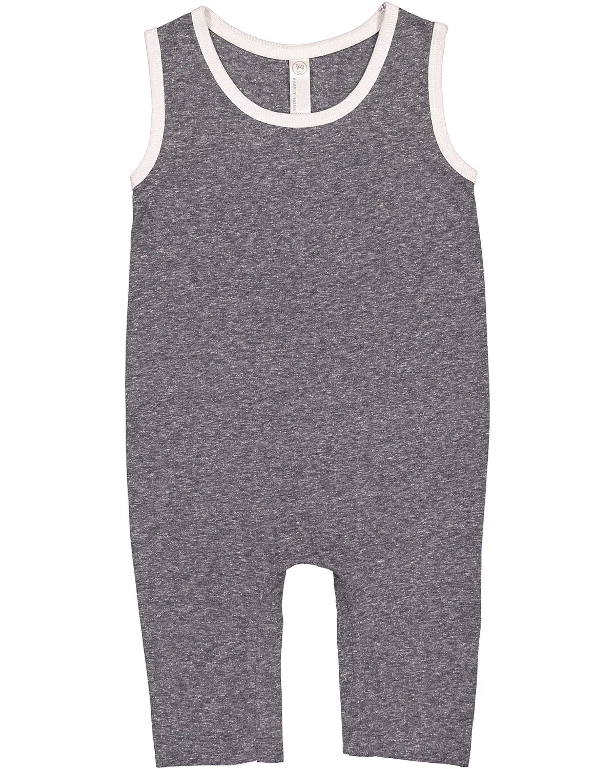 Rabbit Skins Infant Harborside Melange Tank Romper view 4