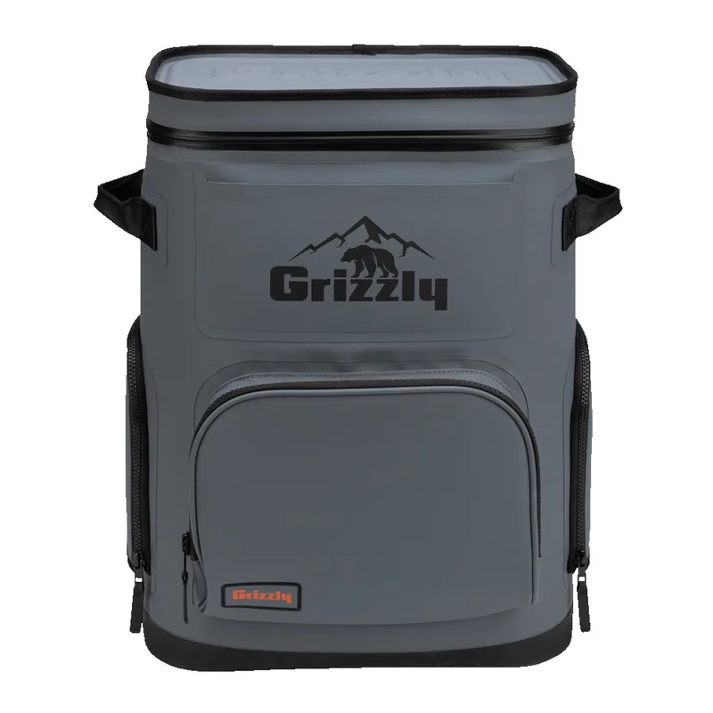 Grizzly Drifter 24 Backpack Cooler - Stealth Gray