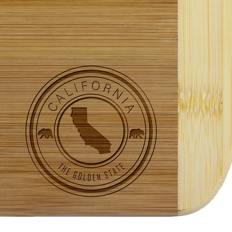 California State Stamp 2-Tone 11" Cutting Board view 2